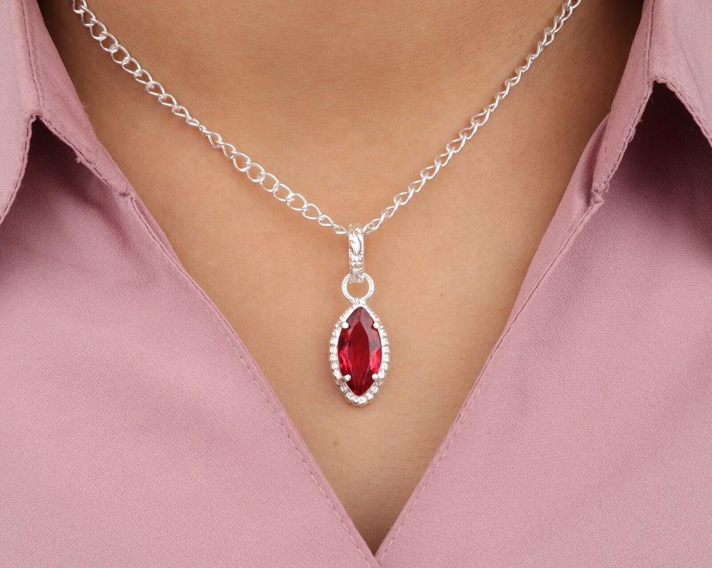 Pink Rubellite Gemstone 925Sterling Silver Jewelry Designer Pendant Gift For Her PP-59-5