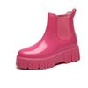 Fashion Platform Rain Boots Women Garden Galoshes Waterproof Rubber Chelsea Boots Female Non-slip Rainshoes Fishing Waders Water Shoes
