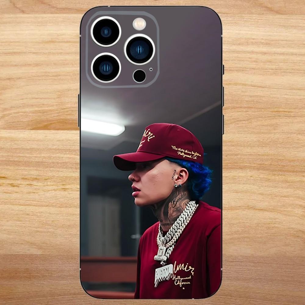 Blessd Cantante Rapper Phone Case For iPhone 16,15,14,13,12,11,Mini,Pro,SE,MAX White Matte Shockproof Cover