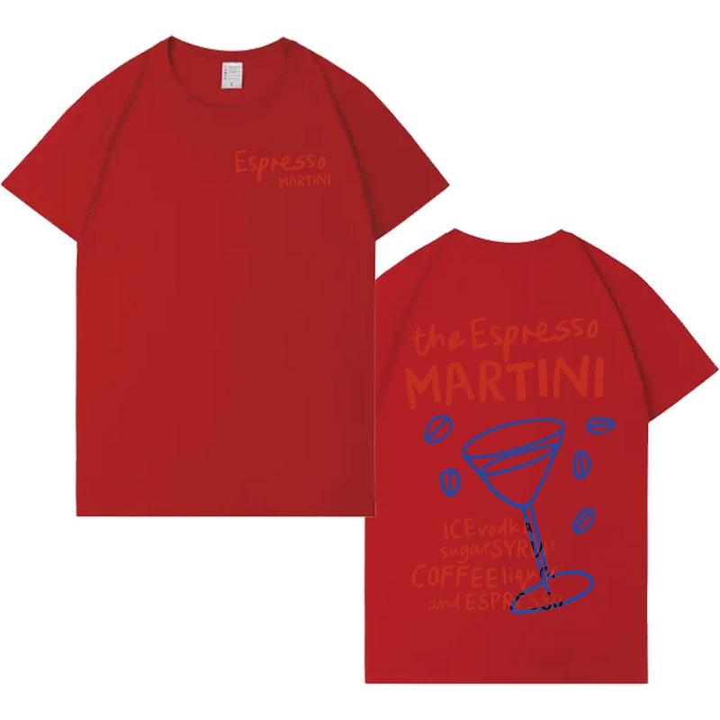 Espresso Martini Mens Decompression Aesthetic Pop Casual Drinking Graphics Tshirt Hip Hop Cotton Oversized Energetally T Shirts