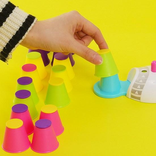 Casbee Board Game Stacking Cups According To Color, Popular Korean Game