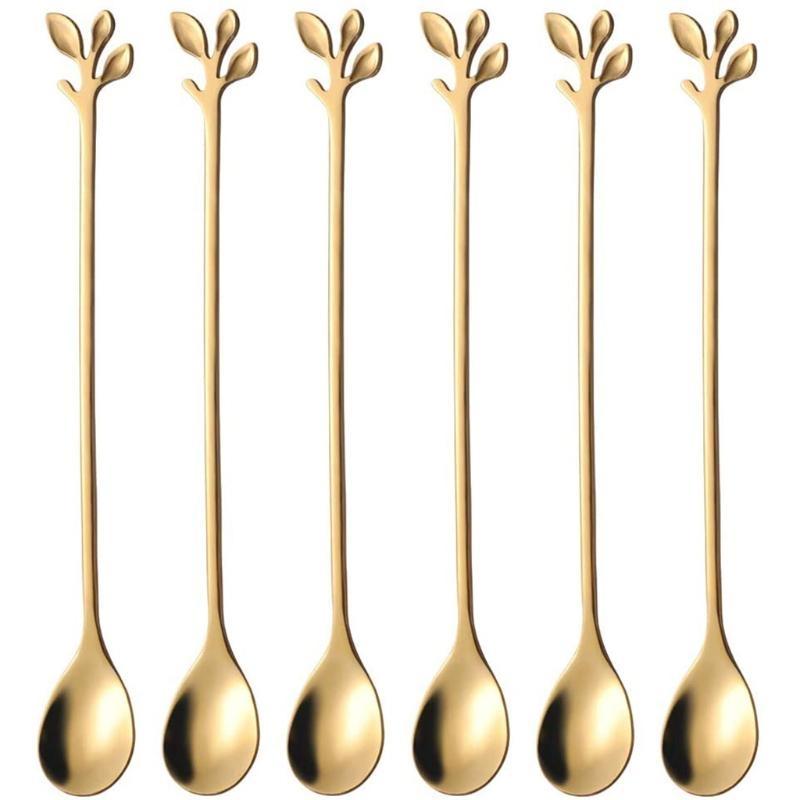 Creative Stainless Steel Spoon Teaspoon Coffee Spoon Christmas Gifts Kitchen Accessories Tableware Decora