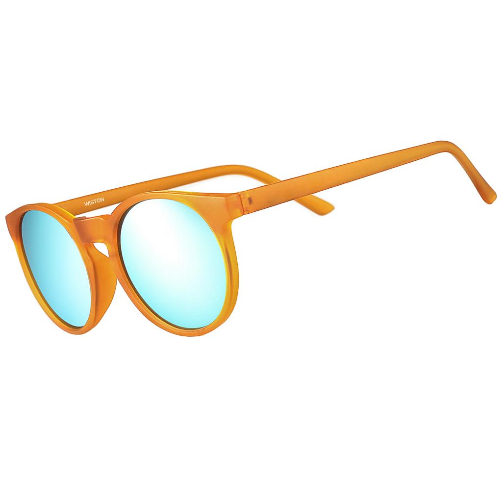 MAXJULI Round Sunglasses Women Retro Classic UV400 TR Frame Lightweight Running Lentes De Sol 8107