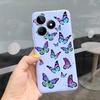 For Realme C53 C51 Cases Shockproof Soft Luxury Silicone TPU Bumper Case For RealmeC51 C 51 C 53 Flower Painting Girly Capa Etui