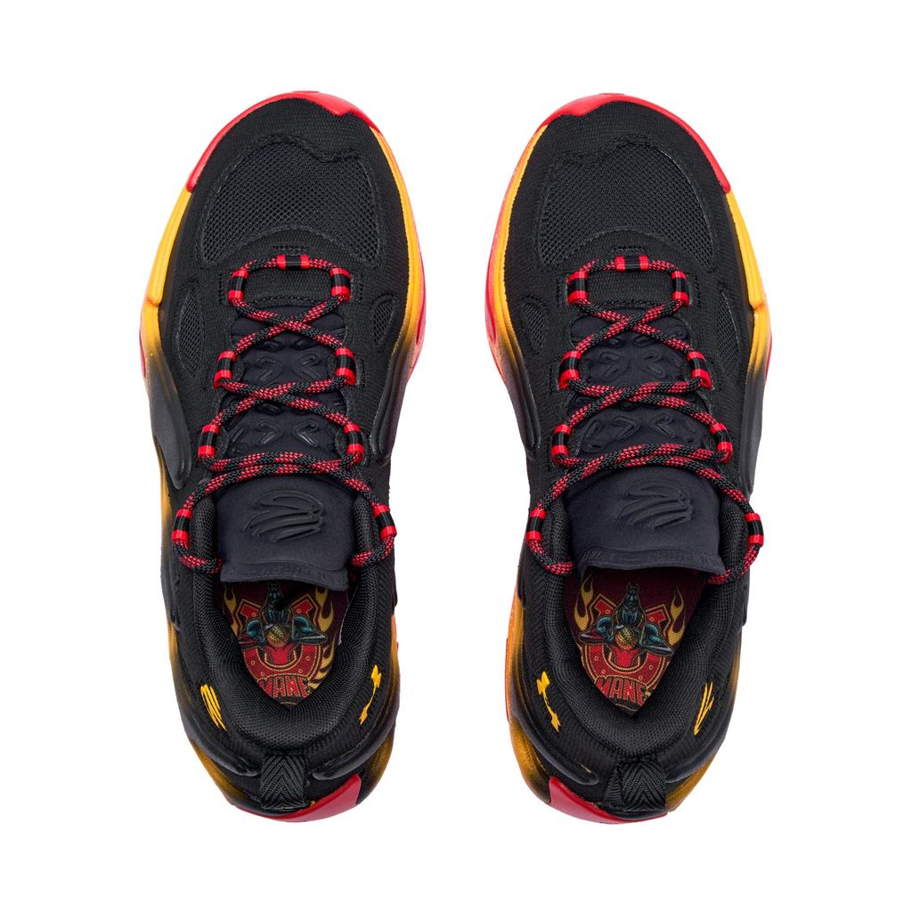 Under Armour Unisex Curry 13 AP Basketball Shoes Black Red 6015002-002