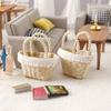 1/12 Dollhouse Simulation Mini Woven Basket Model Dollhouse Furniture Decoration Doll House Micro Scene Pretend Play Toys
