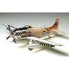 Tamiya 1/48 Masterpiece Series No.58 US Navy Douglas A-1H Skyraider Plastic Model 61058 Multicolor