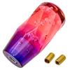 MARUHADO Crystal Shift Knob Truck Shift Lever with Adapter M8 M10 M12 MT 100mm 10cm Red/Purple