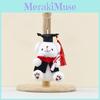 Cute Bear Plush Keychain Toy With Short Plush Material For Graduation Gift Decoration