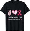Breast Cancer Awareness Tshirt Dandelion Pink Ribbon and Unisex Design for Women Casual Tops Print Streetwear Clothes Tshirts