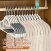 10PCS Clothes Hanging Household Hangers Non-slip Dormitory Bedroom Special Storage Clothes Hanging No Trace