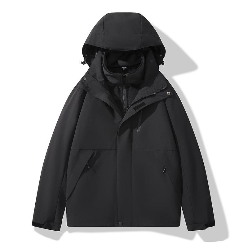 Women's Three-in-one Two-piece Jacket, Windproof, Waterproof, Three-proof Outdoor