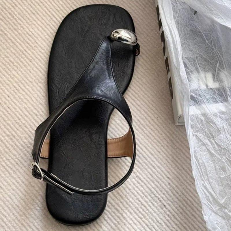 Fashion Flats Women Clip Toe Sandals Casual Cozy Walking Shoes Summer Trend Woman Slippers 2025 New Brand Dress Beach Female Zapatillas