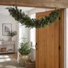 Artificial Christmas Wall Hanging for Home Entryway Window Festive Holiday Decor