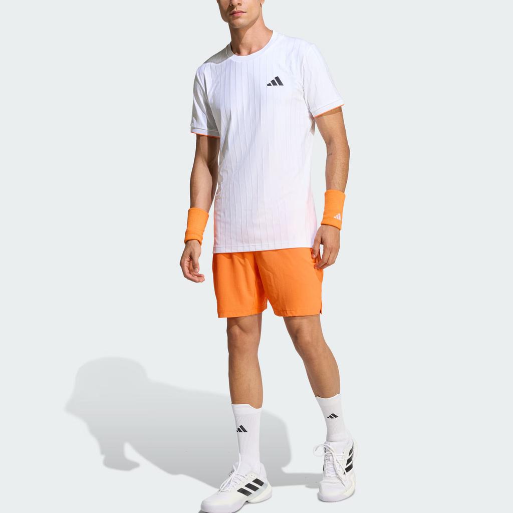 Adidas Tennis Freelift Pro Australian Open Series Slim Fit Quick-Dry Sports Short Sleeve Tennis Shirt Men Tops KG6054