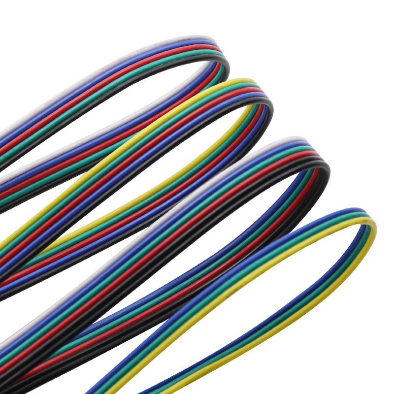 US Standard Certified 1007 RGB LED Strip Ribbon Cable - Colorful Stranded Wire for Electronic Products