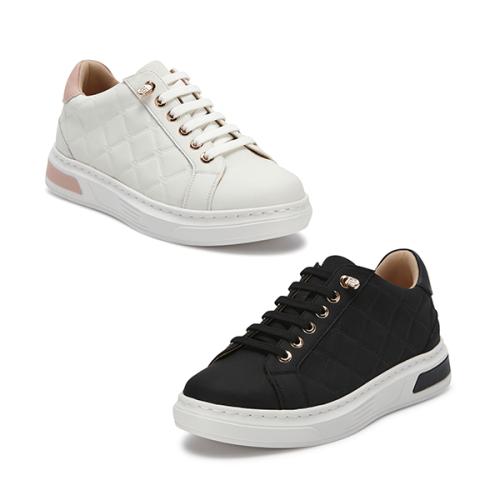 [Tandy] Cowhide Leather Sneakers 5006745803 Black-225