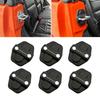6PCS Door Lock Decoration Cover for Wrangler JL JLU Gladiator JT ABS Trim