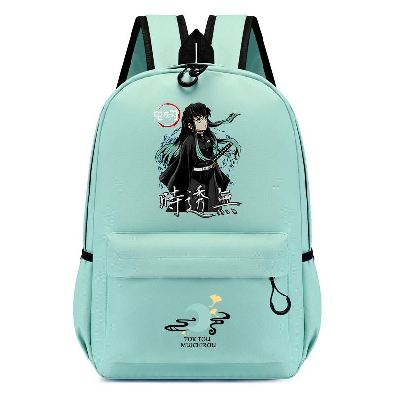 Fashion Demon Slayer Backpack Student School Waterproof Small Bag
