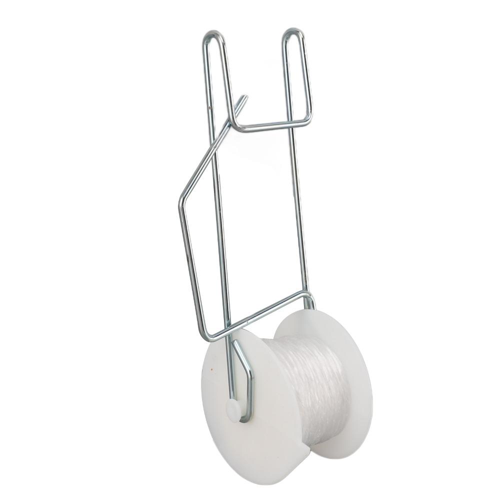 20PCS Galvanized Steel Wire Tomato Roller Hooks PP Rope Easy To Use Tomato Support Hooks Adjustable 15m /49.2ft Length