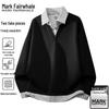 Mark Huafei Herren Freizeit Langarm T-Shirt