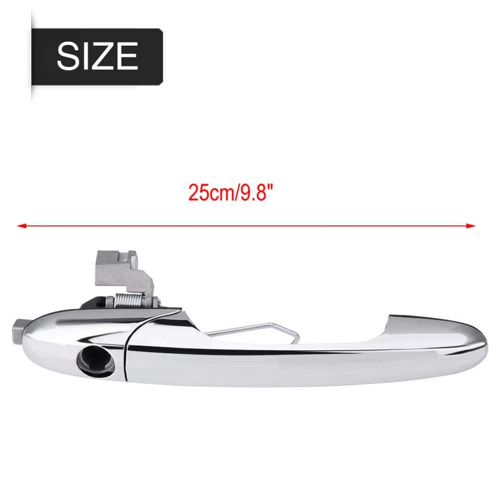 Right-hand Drive Exterior Door Handle for Fiat 500 (right, Driver's Seat)