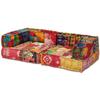 Modular 2-seater Pouf - VIDAXL - Patchwork Fabric - Plush Comfort - Ethnic Design
