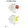 Creative Simulation Apple Banana Ceramic Cup 300ml Tea Coffee Mug Three-dimensional Fruit Handle Fun Couple Mug Gift Home Decor