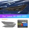 For Lexus NX Car Exterior Front Lamp Transparent Protective Sticker Headlight Light Black Cover Anti-Scratch Film Accessories