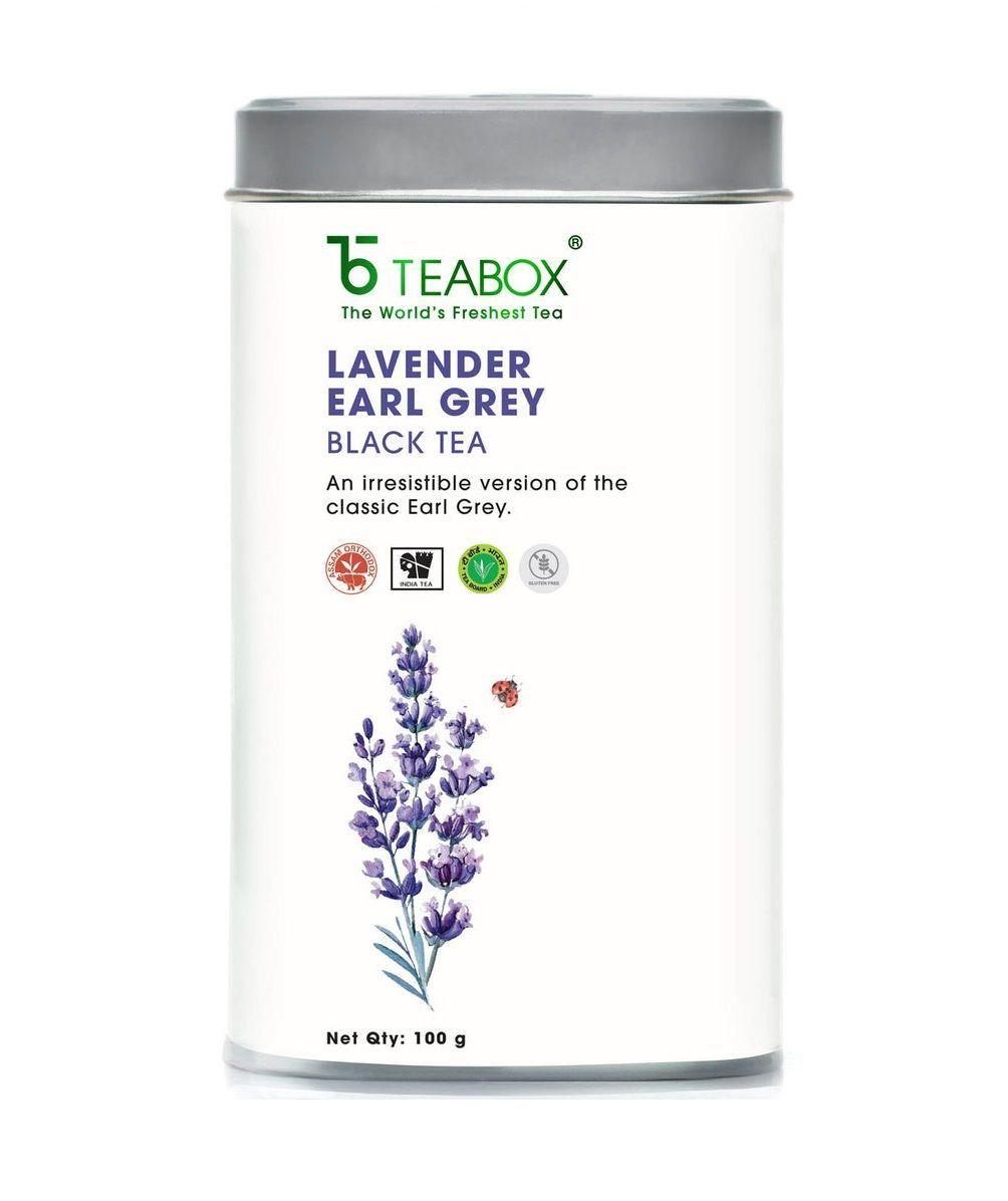 

Черный чай Эрл Грей с Лавандой (100 г), Lavender Earl Grey, Teabox