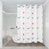 Cute And Fun Little Wild Cat Printed Bathroom Partition Curtain, Bathroom Shower Curtain, Practical Bathroom Partition And Shiel