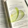 Delicate Transparent Acrylic Apple Bookmark Reading Mark Student Gift Premium Feeling Cute Grape Tomato Bookmarks