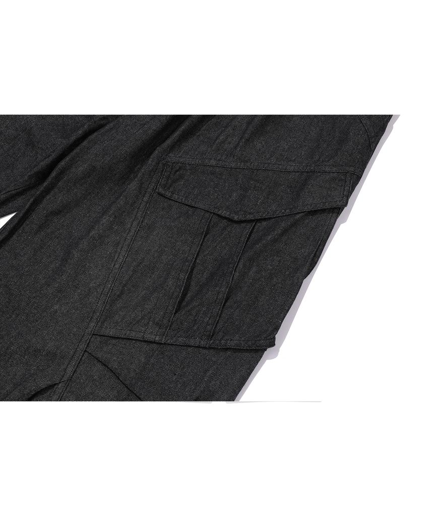 CPGN STUDIO Washed Balloon Cargo Denim Pants Black