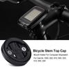 Qukaim Cap Computer Bracket Bicycle Stem Top Cap Mount Holder for Computer Stopwatch (for Garmin)