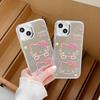 OEMHello Kitty Color Line Mirror Apple 13 Pro Mobile Phone Case Protective Case iPhoneAIR