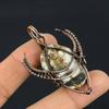 Wild Horse Pendant Gemstone Jewelry, 999 Copper Wire Wrapped Handmade Pendant, Latest Design Jewelry