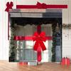 Large Size Door Hanging Bow Christmas Ribbon Diy Front Door Decoration Hanging Red Bow Holiday Decoration For Wedding Party Opening