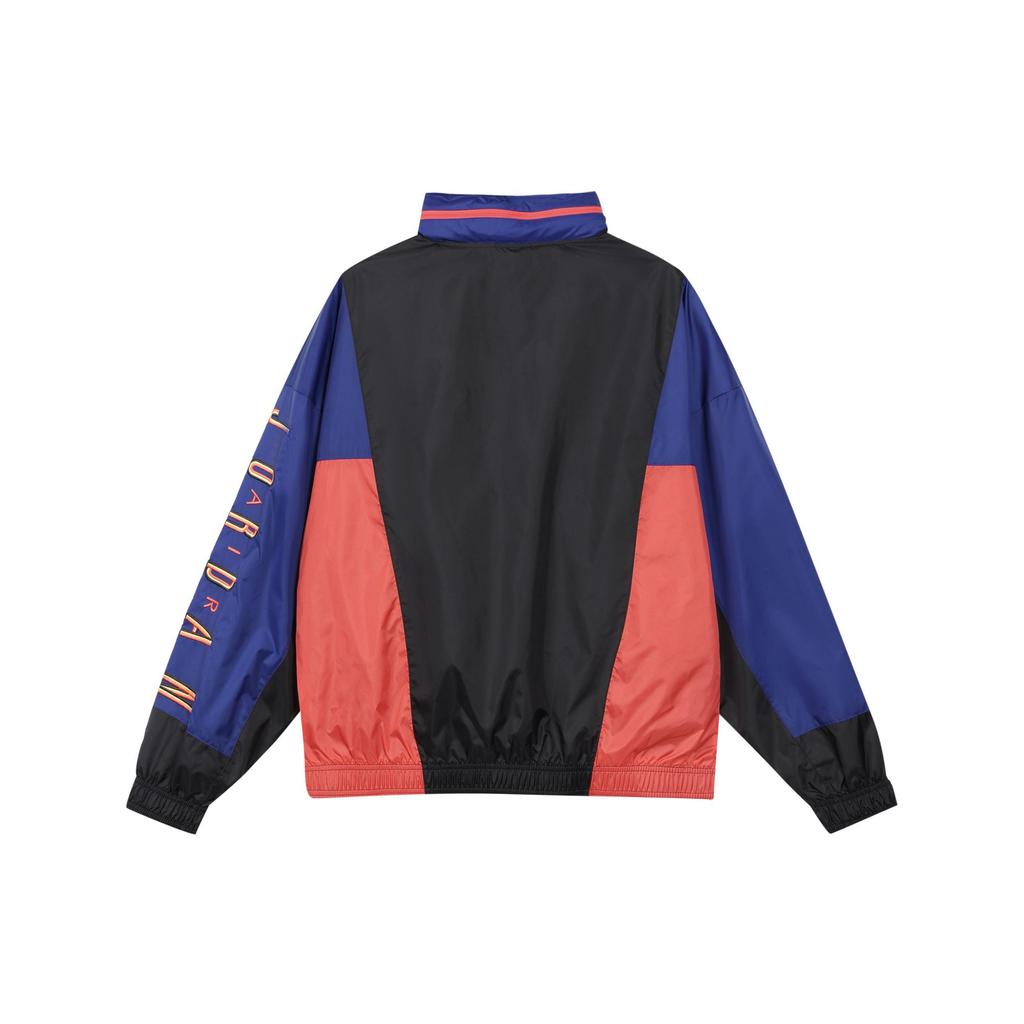 Jordan Giacca Sportiva Tessuta Color-Block con Logo Ricamato Uomo Capispalla Blu DN3404-010