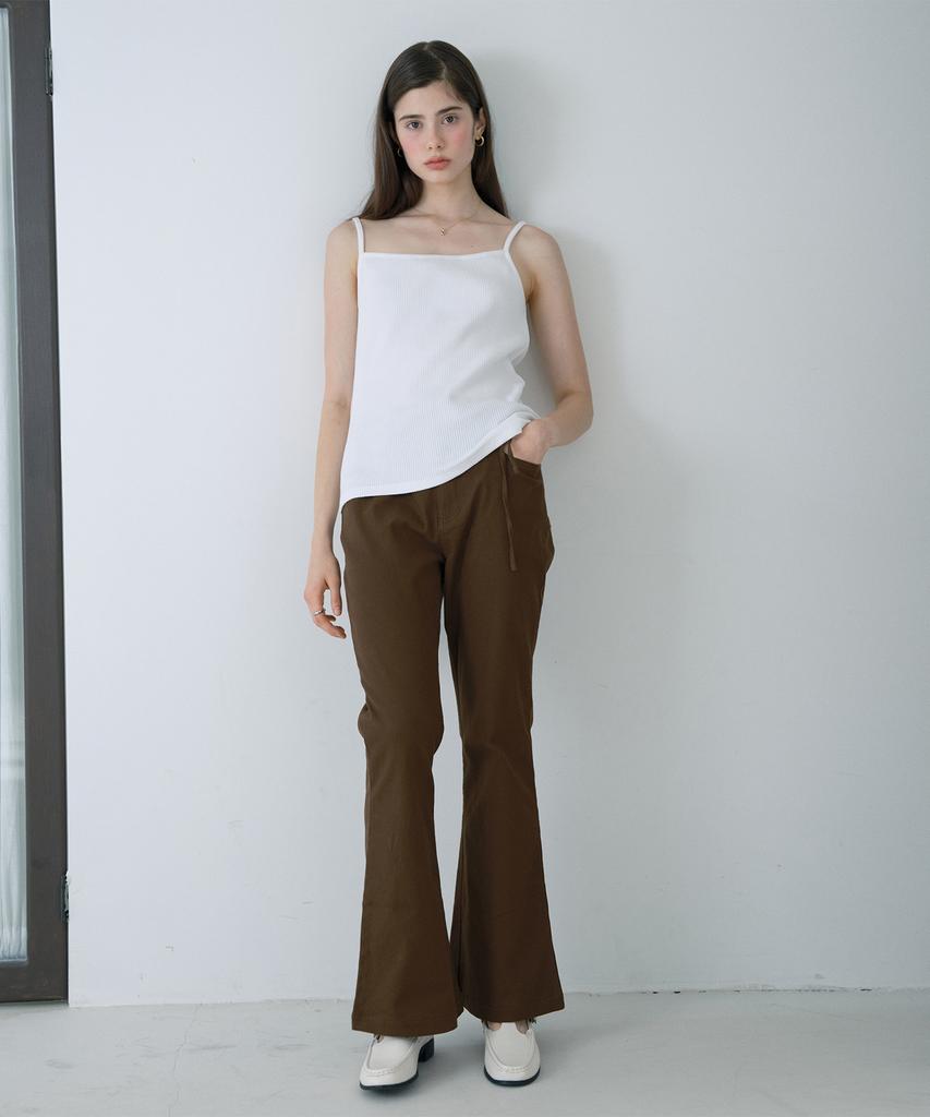 JUCYJUDY Belted Bootcut Pants Jzpt621D