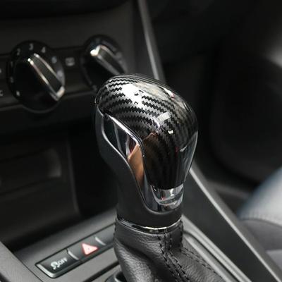 3-teiliges Auto-Lenkrad-Innentastenabdeckung aus Kohlefaser, Innendekoration für MG5 MG6 MG HS ZS