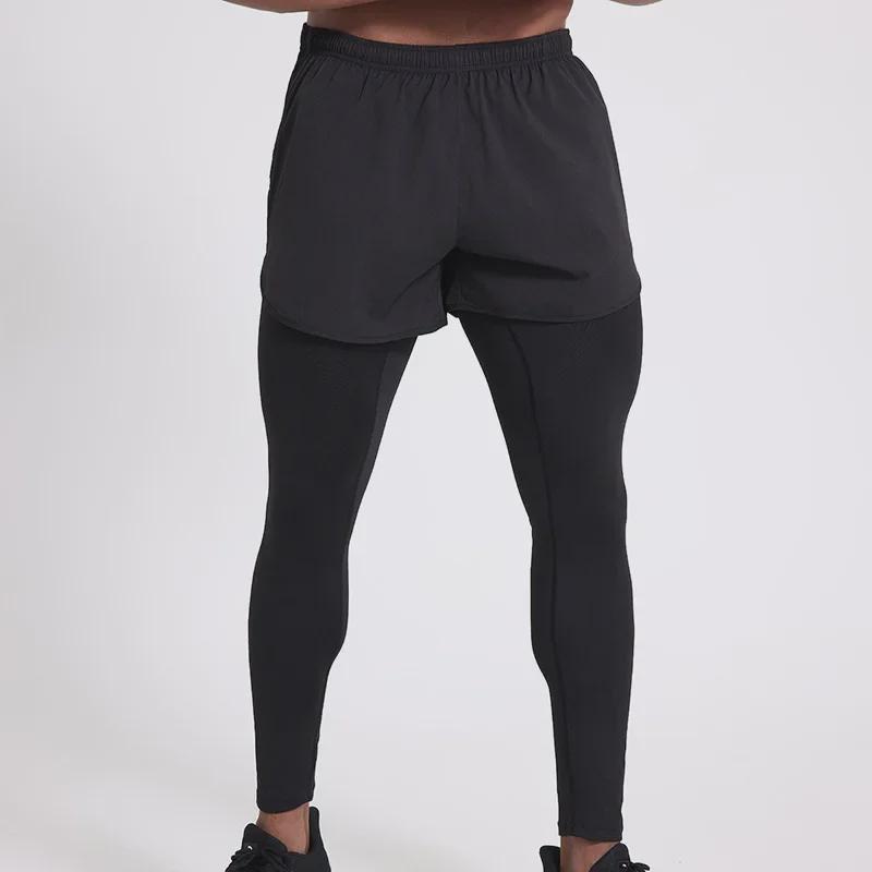 Чоловічі професійні шорти для марафону 2024 з підкладкою - Двошарові, 3-дюймові, Тренд фітнесу для легкої атлетики