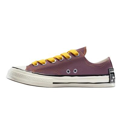 1970s Fashion Comfortable Low Top Canvas Shoes Unisex Sneakers Brown A13839C
