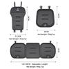 Car Sticker 2025 Hot Car Seat Lumbar Cushion Cover Lce Silk Booster Bushion Four Seasons General Car Interior For BMW E46 E90 E6