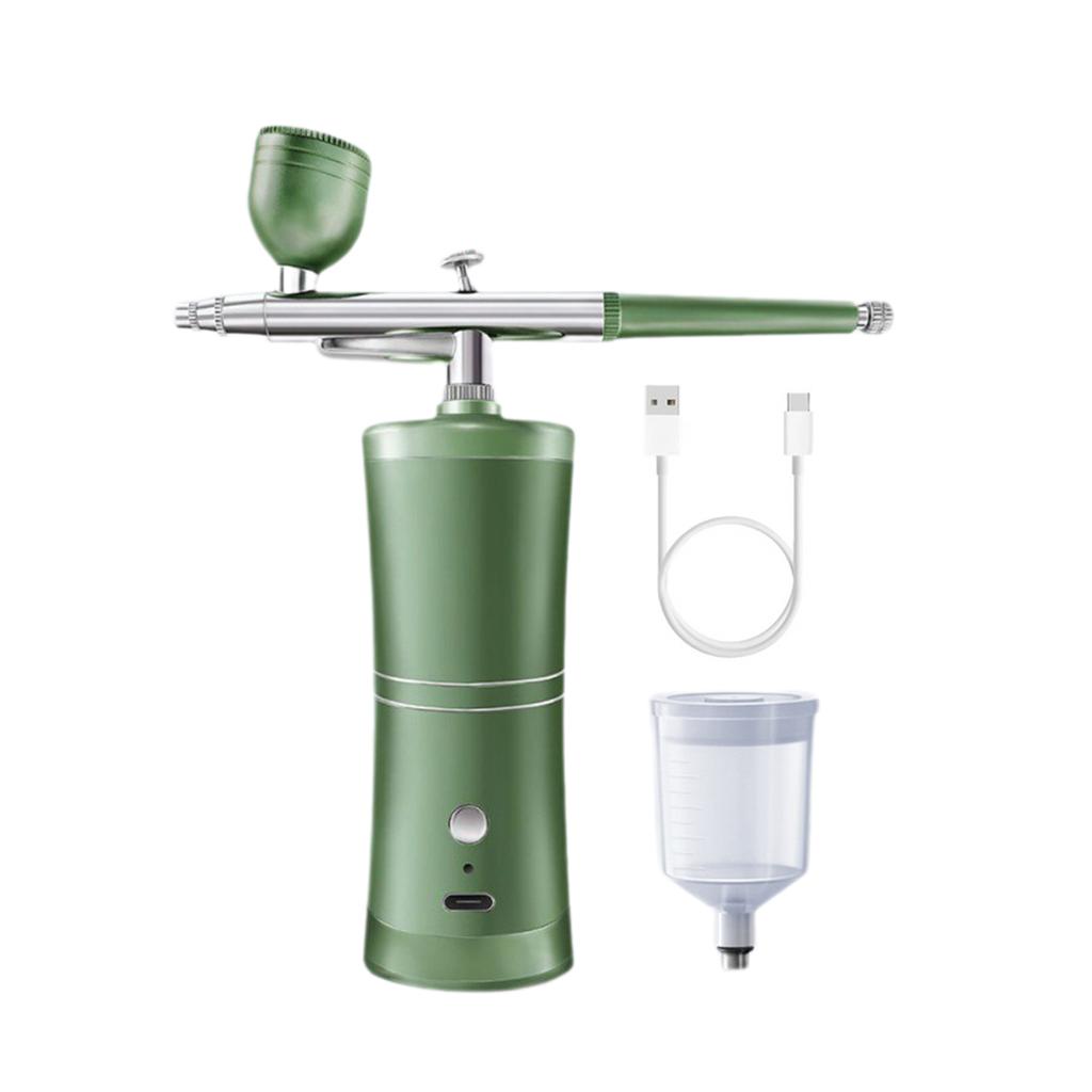 Airbrush Kit with Compressor High Pressure Cordless Airbrush Guns Portable Double Action Airbrush Compressor Handheld