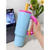 304 Stainless Steel Straw Insulated Ice Cup Thick Portable Handle Design for Trendy 40OZ Insulated Cup Outdoor Travel
