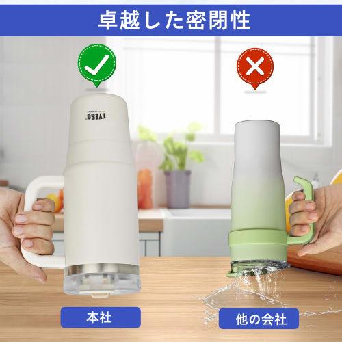 TYESO 900ml 0.9L Stainless Steel Tumbler with Straw and Handle, Vacuum Insulated, Double Walled, Wide Mouth, Large Capacity, Suitable for Outdoor Acti