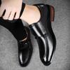 Scarpe di Lusso Business Formale Nere in Vera Pelle Uomo Moda Scarpe Casual Formale Classiche Italiane in Pelle Formale Scarpe Casual