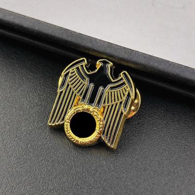Di De Pozłacana Metalowa Odznaka Czarnego Orła, Europejska i Amerykańska Ekskluzywna Personalizowana Broszka, Medal, Akcesoria, Prezent świąteczny, Drobiazgi do pończochy