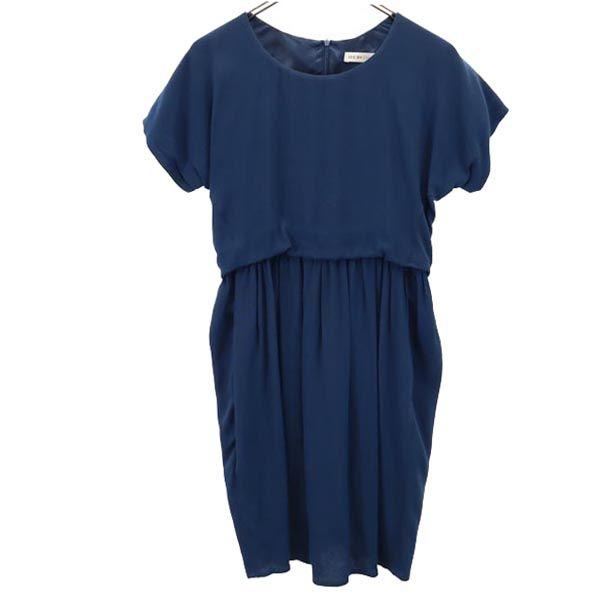 SEE BY CHLOE Short Sleeve Knee-length Dress 2 Navy Women Used