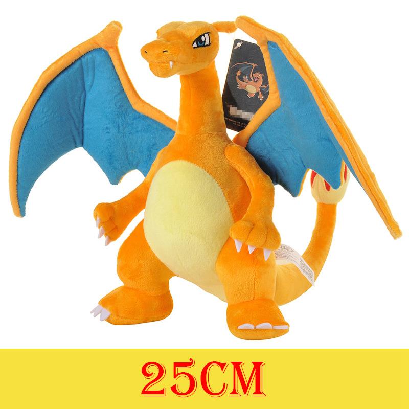 HQ Gengar Plush Toys Pikachu Stuffed Doll For Kids Charmander Bulbasaur Squirtle Psyduck Eevee Snorlax Lapras Xmas Gift
